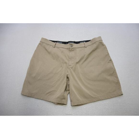 Nike Golf Shorts Dri Fit Stretch Beige Performance Flat 7.5" INS Mens Size 40 - Picture 1 of 5